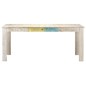 vidaXL Esstisch Weiß 180x90x76 cm Mango Massivholz vidaXL Esstisch Weiß 180x90x76 cm Mango Massivholz