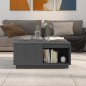 vidaXL Couchtisch Grau 80x81x36,5 cm Massivholz Kiefer vidaXL Couchtisch Grau 80x81x36,5 cm Massivholz Kiefer