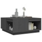 vidaXL Couchtisch Grau 80x81x36,5 cm Massivholz Kiefer vidaXL Couchtisch Grau 80x81x36,5 cm Massivholz Kiefer