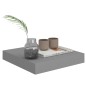 vidaXL Schweberegale 2 Stk. Grau 23x23,5x3,8 cm MDF vidaXL Schweberegale 2 Stk. Grau 23x23,5x3,8 cm MDF