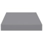 vidaXL Schweberegale 2 Stk. Grau 23x23,5x3,8 cm MDF vidaXL Schweberegale 2 Stk. Grau 23x23,5x3,8 cm MDF