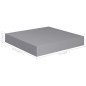 vidaXL Schweberegale 2 Stk. Grau 23x23,5x3,8 cm MDF vidaXL Schweberegale 2 Stk. Grau 23x23,5x3,8 cm MDF
