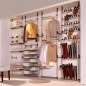 vidaXL Teleskop-Garderobe mit Stangen und Regal Aluminium vidaXL Teleskop-Garderobe mit Stangen und Regal Aluminium