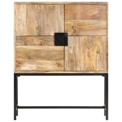 vidaXL Highboard 80x30x100 cm Massivholz Mango