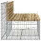 vidaXL Gartenbank aus Gabionen 103x70x65 cm Kiefernholz Imprägniert vidaXL Gartenbank aus Gabionen 103x70x65 cm Kiefernholz Imprägniert