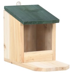 vidaXL Eichhörnchen Futterhäuser 4 Stk. Tannenholz 