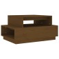 vidaXL Couchtisch Honigbraun 80x55x40,5 cm Massivholz Kiefer vidaXL Couchtisch Honigbraun 80x55x40,5 cm Massivholz Kiefer