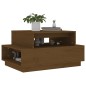 vidaXL Couchtisch Honigbraun 80x55x40,5 cm Massivholz Kiefer vidaXL Couchtisch Honigbraun 80x55x40,5 cm Massivholz Kiefer