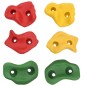 vidaXL Schaukelsitze 2 Stk. mit Klettersteinen Blau Polyethene vidaXL Schaukelsitze 2 Stk. mit Klettersteinen Blau Polyethene