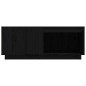 vidaXL Couchtisch Schwarz 100x101x40,5 cm Massivholz Kiefer vidaXL Couchtisch Schwarz 100x101x40,5 cm Massivholz Kiefer