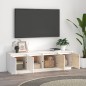 vidaXL TV-Schrank Weiß 156x37x45 cm Massivholz Kiefer vidaXL TV-Schrank Weiß 156x37x45 cm Massivholz Kiefer