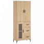 Highboard Sonoma-Eiche 69,5x34x180 cm Holzwerkstoff Highboard Sonoma-Eiche 69,5x34x180 cm Holzwerkstoff
