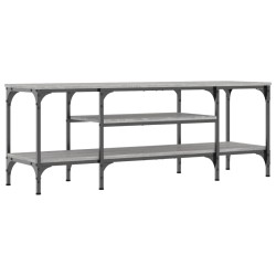 vidaXL TV-Schrank Grau Sonoma 121x35x45 cm Holzwerkstoff & Eisen