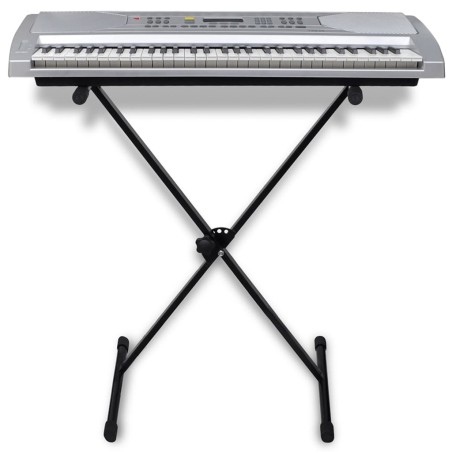 Elektronisches Keyboard 61-Tasten + Verstellbarer Keyboardständer