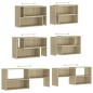 vidaXL TV-Schrank Sonoma-Eiche 149x30x52 cm Holzwerkstoff vidaXL TV-Schrank Sonoma-Eiche 149x30x52 cm Holzwerkstoff