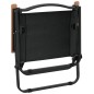 vidaXL Campingstühle 2 Stk. Schwarz 54x43x59 cm Oxford-Gewebe vidaXL Campingstühle 2 Stk. Schwarz 54x43x59 cm Oxford-Gewebe