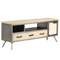 vidaXL TV-Schrank Mangoholz Massiv und Stahl 120 x 30 x 45 cm vidaXL TV-Schrank Mangoholz Massiv und Stahl 120 x 30 x 45 cm