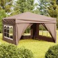 vidaXL Partyzelt Faltbar mit Seitenwänden Taupe 3x3 m vidaXL Partyzelt Faltbar mit Seitenwänden Taupe 3x3 m