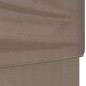 vidaXL Partyzelt Faltbar mit Seitenwänden Taupe 3x3 m vidaXL Partyzelt Faltbar mit Seitenwänden Taupe 3x3 m
