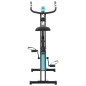 vidaXL Magnetischer Heimtrainer X-Bike mit Pulsmessung Schwarz Blau vidaXL Magnetischer Heimtrainer X-Bike mit Pulsmessung Schwarz Blau