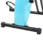 vidaXL Magnetischer Heimtrainer X-Bike mit Pulsmessung Schwarz Blau vidaXL Magnetischer Heimtrainer X-Bike mit Pulsmessung Schwarz Blau