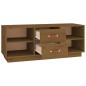 vidaXL TV-Schrank Honigbraun 100x34x40 cm Massivholz Kiefer vidaXL TV-Schrank Honigbraun 100x34x40 cm Massivholz Kiefer