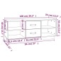 vidaXL TV-Schrank Honigbraun 100x34x40 cm Massivholz Kiefer vidaXL TV-Schrank Honigbraun 100x34x40 cm Massivholz Kiefer