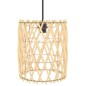 vidaXL Lampenschirm Ø23x28 cm Korbweide vidaXL Lampenschirm Ø23x28 cm Korbweide