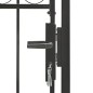 vidaXL Zauntor mit Gewölbter Spitze Stahl 100x250 cm Schwarz vidaXL Zauntor mit Gewölbter Spitze Stahl 100x250 cm Schwarz