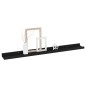 vidaXL Wandregale 4 Stk. Schwarz 80x9x3 cm vidaXL Wandregale 4 Stk. Schwarz 80x9x3 cm
