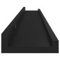 vidaXL Wandregale 4 Stk. Schwarz 80x9x3 cm vidaXL Wandregale 4 Stk. Schwarz 80x9x3 cm