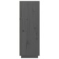 vidaXL Highboard Grau 60x40x116,5 cm Massivholz Kiefer vidaXL Highboard Grau 60x40x116,5 cm Massivholz Kiefer