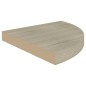 vidaXL Eck-Schweberegale 4 Stk. Eichefarben 35x35x3,8 cm MDF vidaXL Eck-Schweberegale 4 Stk. Eichefarben 35x35x3,8 cm MDF