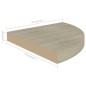 vidaXL Eck-Schweberegale 4 Stk. Eichefarben 35x35x3,8 cm MDF vidaXL Eck-Schweberegale 4 Stk. Eichefarben 35x35x3,8 cm MDF