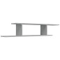 vidaXL TV-Wandregal Grau Sonoma 125x18x23 cm Holzwerkstoff vidaXL TV-Wandregal Grau Sonoma 125x18x23 cm Holzwerkstoff