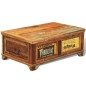 vidaXL Couchtisch mit Stauraum Vintage Altholz vidaXL Couchtisch mit Stauraum Vintage Altholz