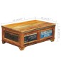vidaXL Couchtisch mit Stauraum Vintage Altholz vidaXL Couchtisch mit Stauraum Vintage Altholz