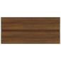 vidaXL Waschbeckenschrank Braun Eiche 100x38,5x45 cm Holzwerkstoff vidaXL Waschbeckenschrank Braun Eiche 100x38,5x45 cm Holzwerkstoff