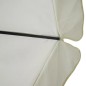 Sonnenschirm Aluminium weiss mit Schirmständer Sonnenschirm Aluminium weiss mit Schirmständer