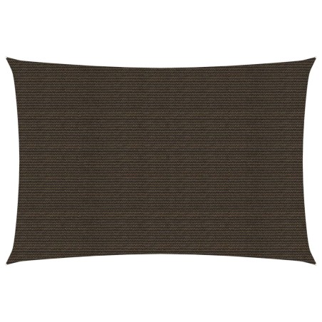 vidaXL Sonnensegel 160 g/m² Braun 2x4,5 m HDPE  