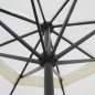 Sonnenschirm Aluminium weiss mit Schirmständer Sonnenschirm Aluminium weiss mit Schirmständer