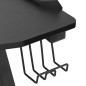 vidaXL Gaming-Schreibtisch mit LED Y-Gestell Schwarz 110x60x75 cm vidaXL Gaming-Schreibtisch mit LED Y-Gestell Schwarz 110x60x75 cm
