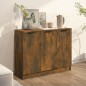 vidaXL Sideboard Räuchereiche 90,5x30x70 cm Holzwerkstoff vidaXL Sideboard Räuchereiche 90,5x30x70 cm Holzwerkstoff