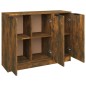 vidaXL Sideboard Räuchereiche 90,5x30x70 cm Holzwerkstoff vidaXL Sideboard Räuchereiche 90,5x30x70 cm Holzwerkstoff