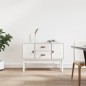 vidaXL Sideboard Weiß 110x40x78 cm Massivholz Kiefer vidaXL Sideboard Weiß 110x40x78 cm Massivholz Kiefer