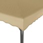 vidaXL Pavillon Taupe 3x3 m Aluminium und Stahl vidaXL Pavillon Taupe 3x3 m Aluminium und Stahl