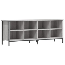 vidaXL Schuhregal Grau Sonoma 131x35x50 cm Holzwerkstoff