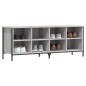 vidaXL Schuhregal Grau Sonoma 131x35x50 cm Holzwerkstoff vidaXL Schuhregal Grau Sonoma 131x35x50 cm Holzwerkstoff