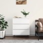 vidaXL Sideboard Weiß 60x35x70 cm Holzwerkstoff vidaXL Sideboard Weiß 60x35x70 cm Holzwerkstoff