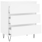 vidaXL Sideboard Weiß 60x35x70 cm Holzwerkstoff vidaXL Sideboard Weiß 60x35x70 cm Holzwerkstoff